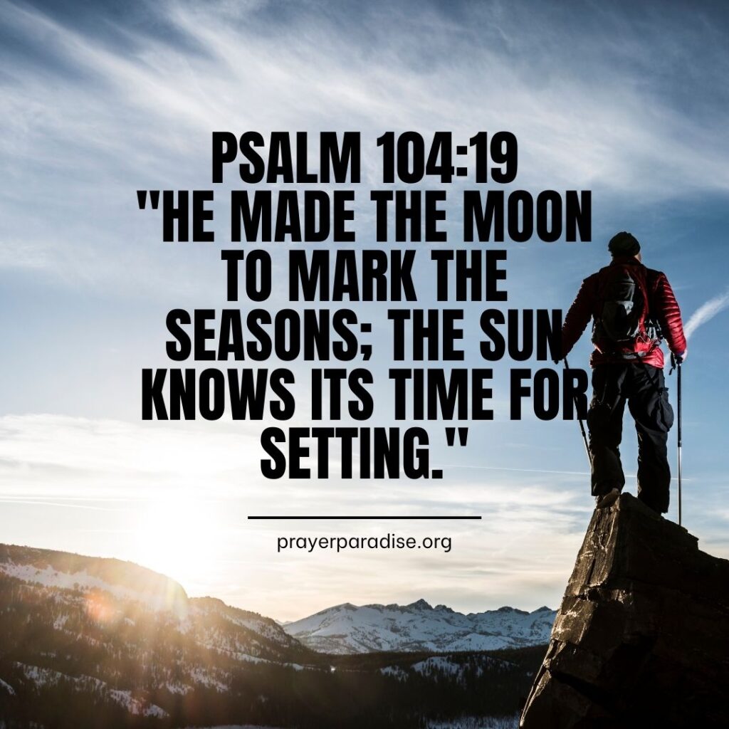 Scriptures about seasons in the Bible.