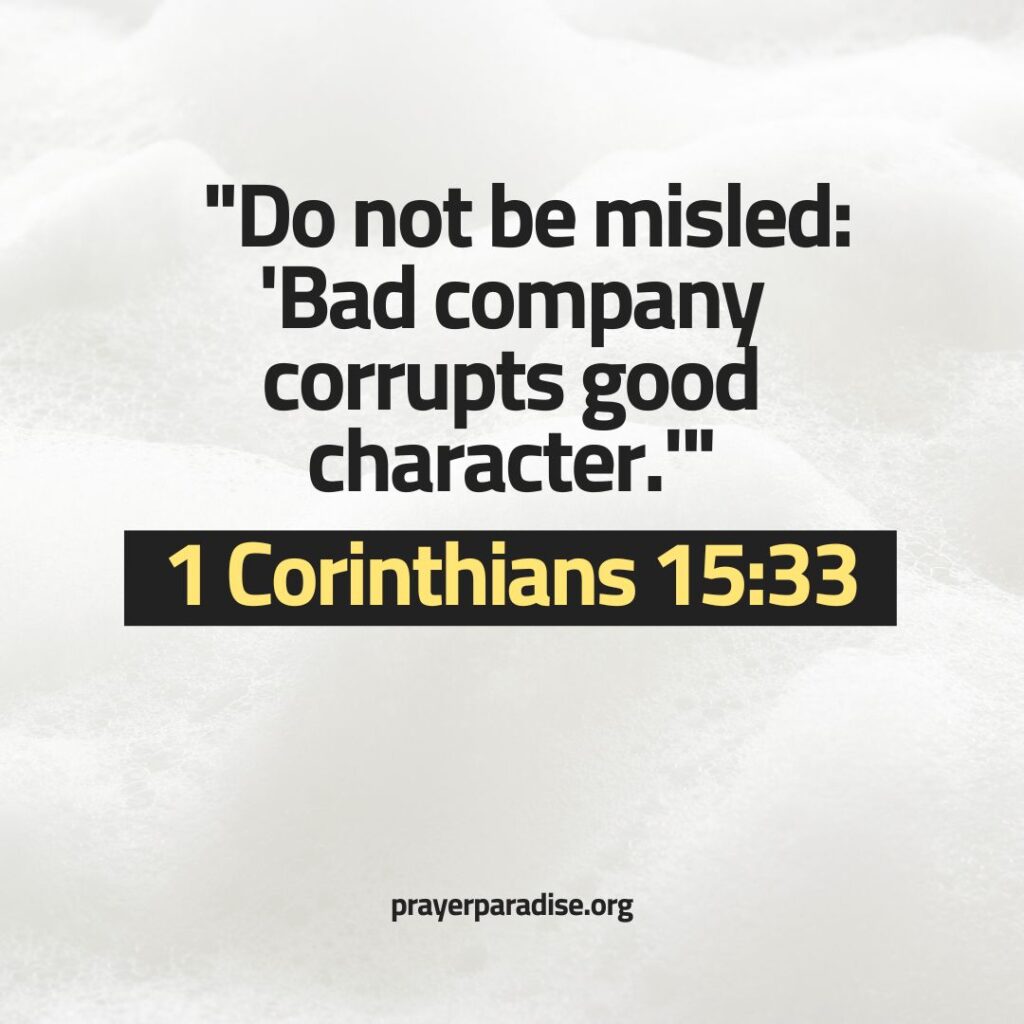 Bible verses about character.