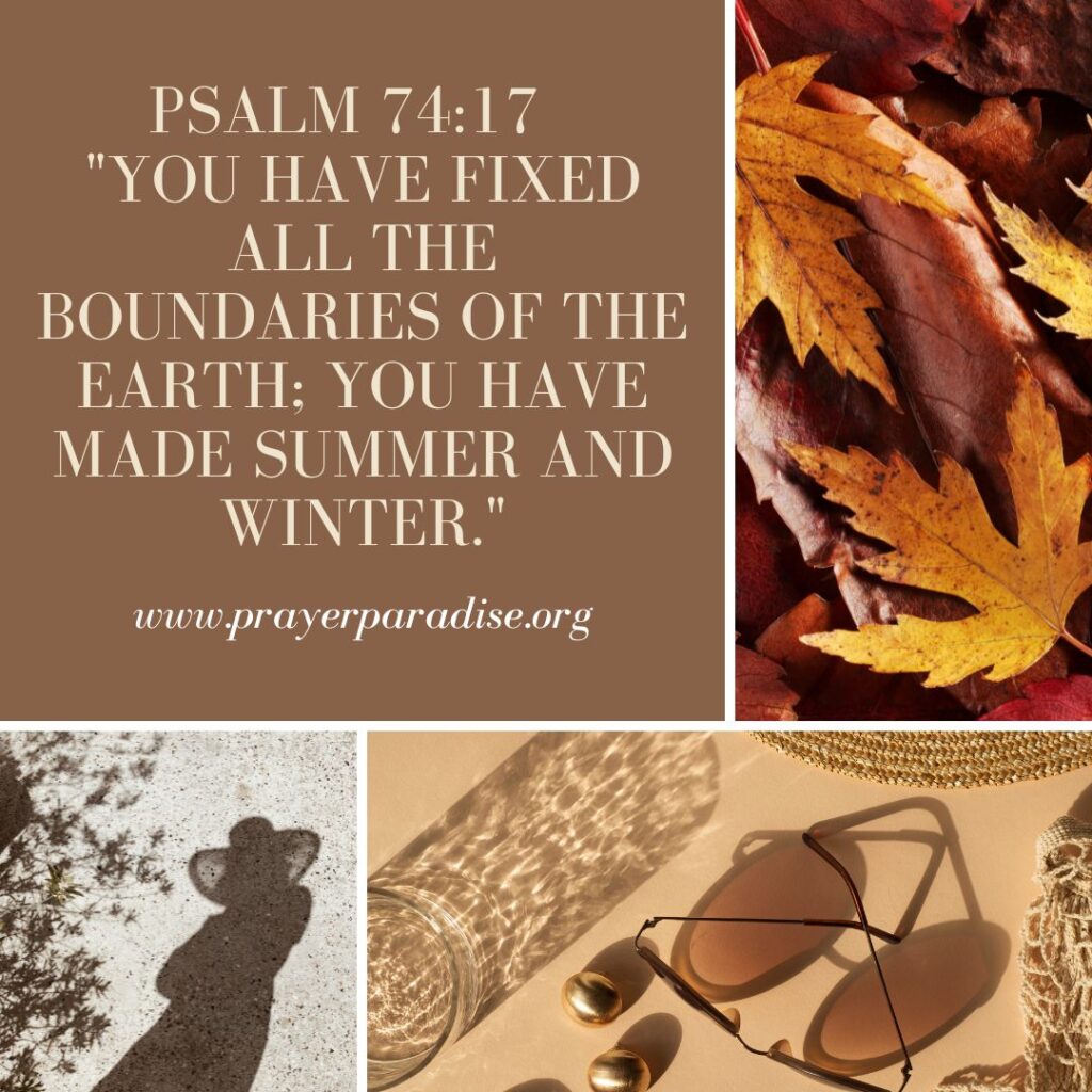 Scriptures about seasons in the Bible.