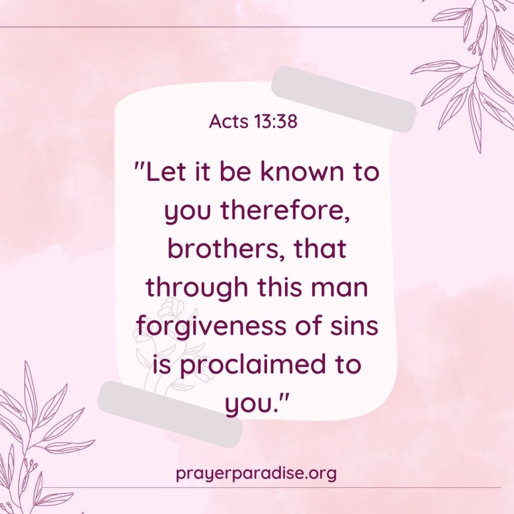 Bible verses about forgiving yourself