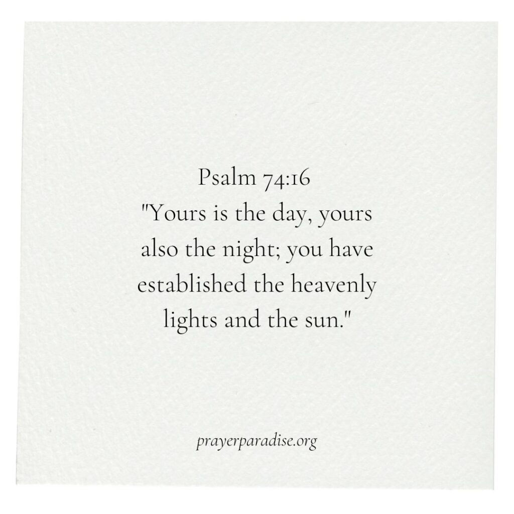 Bible verses about the sun.