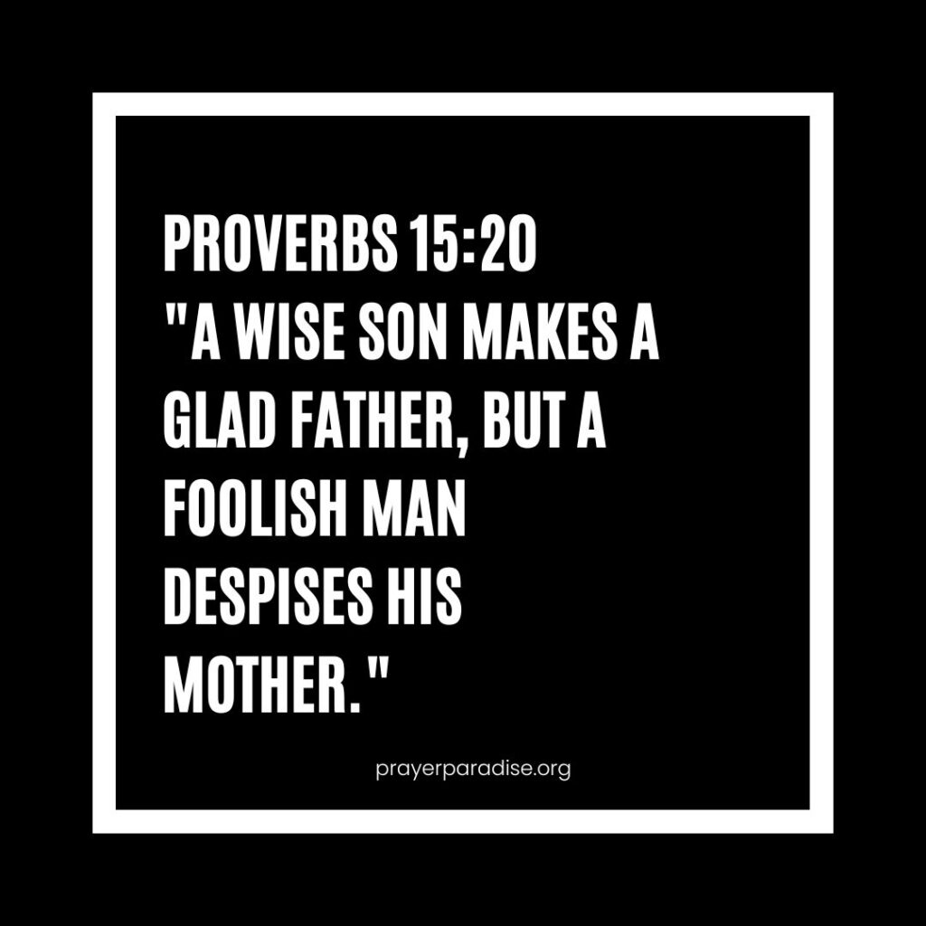 Bible verses for sons.