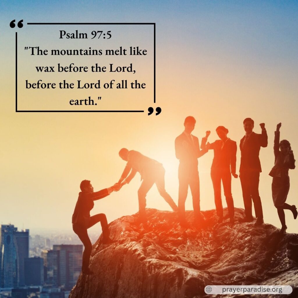Bible verses about mountains.