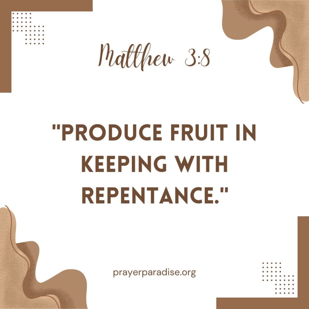 Bible verses about repentance.