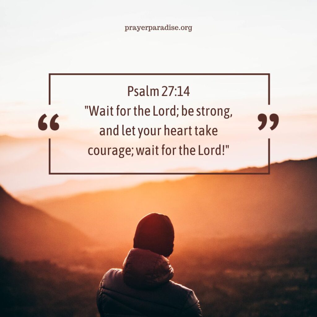 Bible verses about waiting on the lord.
