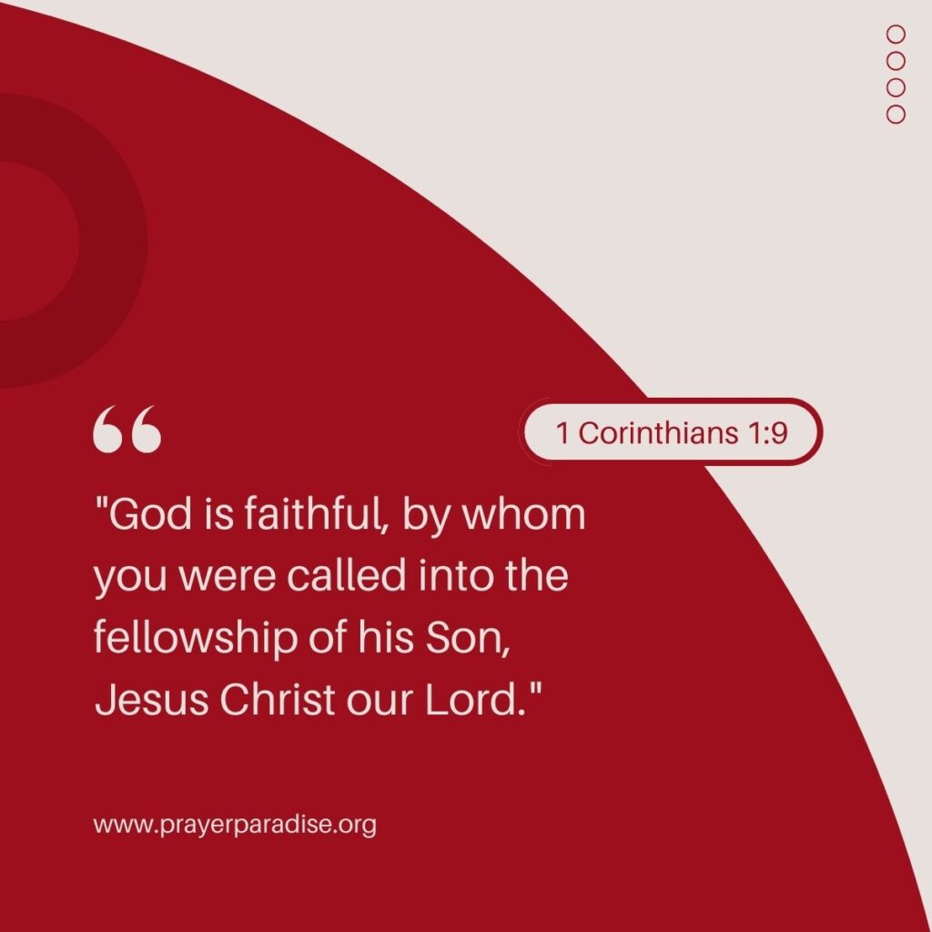 Bible verses about faithfulness.